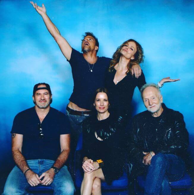 Tobin Bell with his costars.